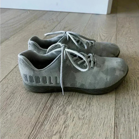 NOBULL Camo Butterfly Trainers Grey Womens Size 10 - Picture 1 of 6